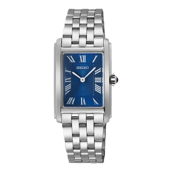 Seiko Ladies SWR085P1 Discover More Blue Dial Stainless Steel Strap