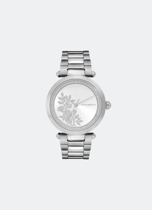Floral T-Bar White Silver 24000042