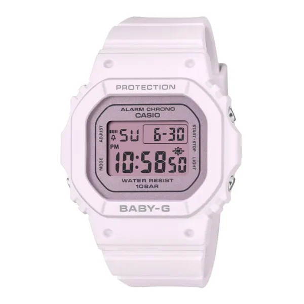 Casio Baby-G BGD-565SC-4BJF Ladies Digital Dial Soft Pink Resin Band (JDM)