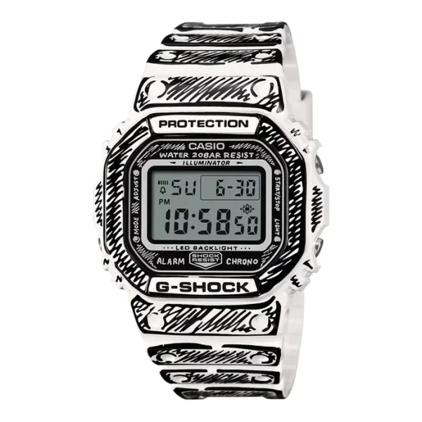 Casio G-Shock DW-5600JV-7JR Joshua Vides Collaboration Model Resin Band (JDM)