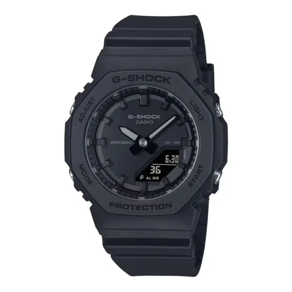Casio G-Shock GMA-P2100BB-1AER Ladies CasiOak Digital Dial Black Resin Band