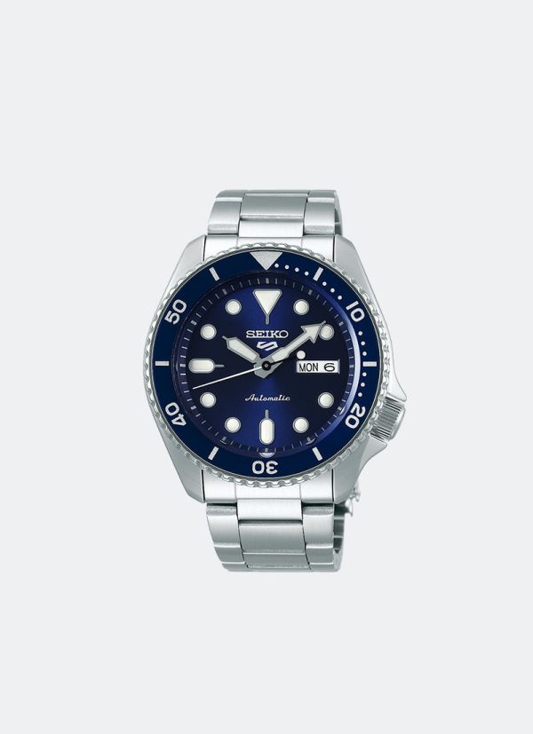 Seiko 5 Sport Automatic Men Blue Dial Silver Stainless steel 42.5mm - SRPD51