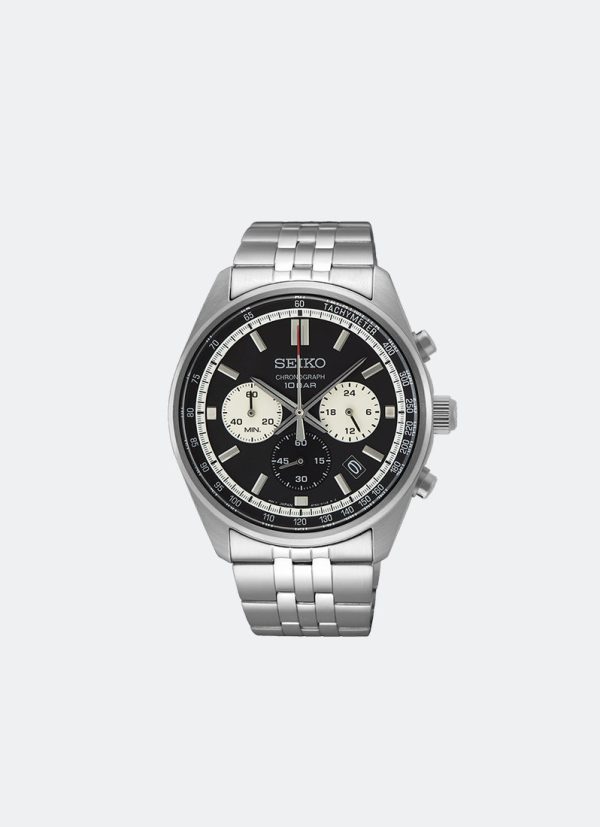 Seiko Conceptual Men Black Dial Silver Stainless steel 41.5mm - SSB429