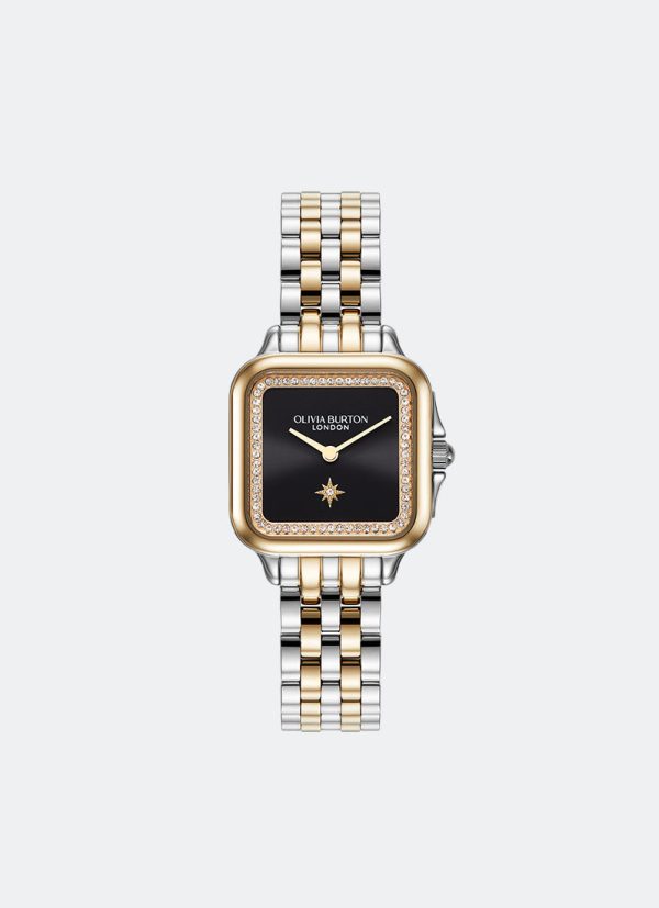 Grosvenor Black & Gold Bracelet Watch 28mm - 24000124